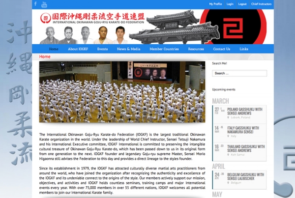 Novo website da IOGKF